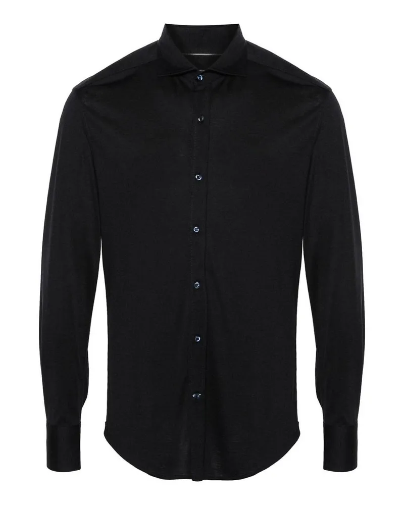 Brunello Cucinelli Hemd - Dunkelblau Dunkelblau