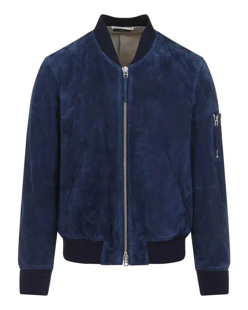 Tom Ford Bomberjacke - Jeansblau Jeansblau