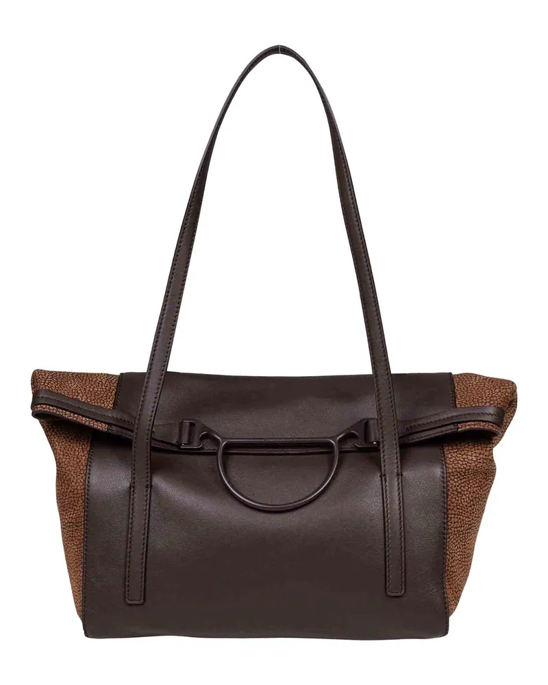 Borbonese Shopper - Braun Braun