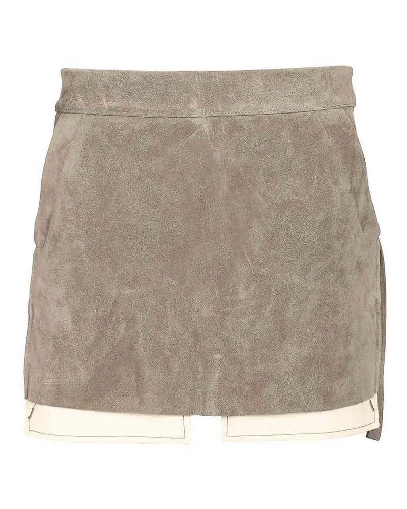 Rick Owens Minirock - Grün Grün