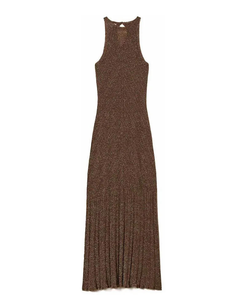 Twin-Set Knielanges Kleid - Braun Braun