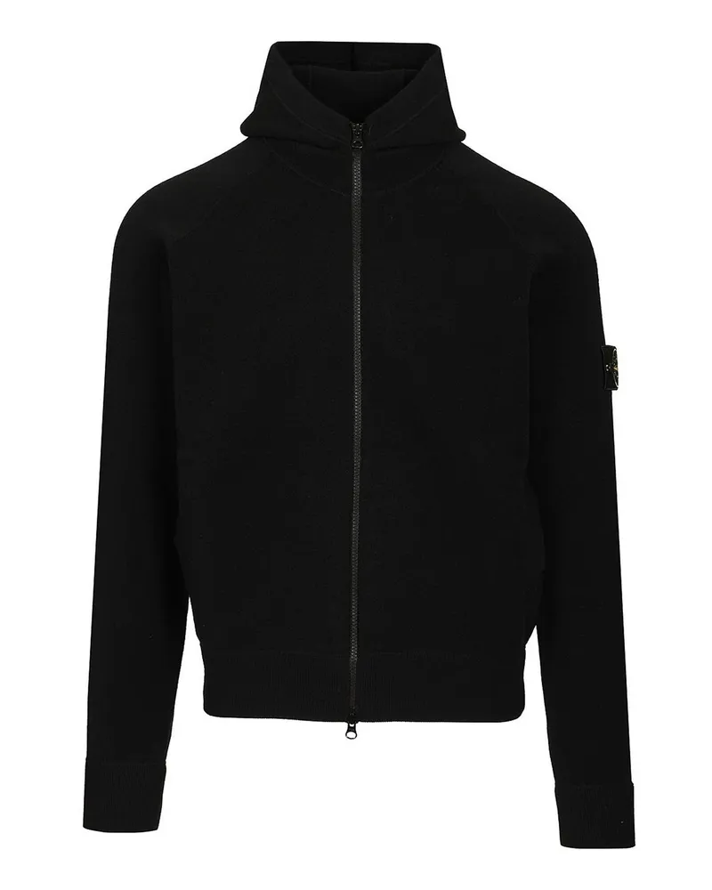 Stone Island Rundhalspullover - Schwarz Schwarz