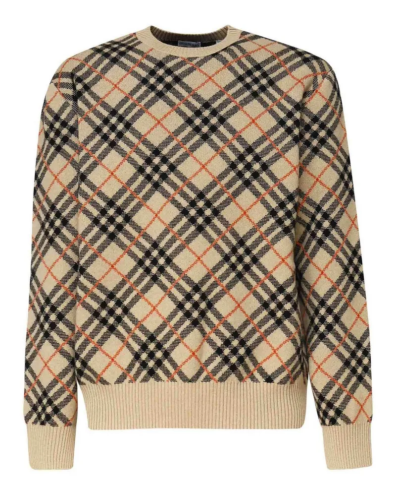 Burberry Rundhalspullover - Schwarz Schwarz