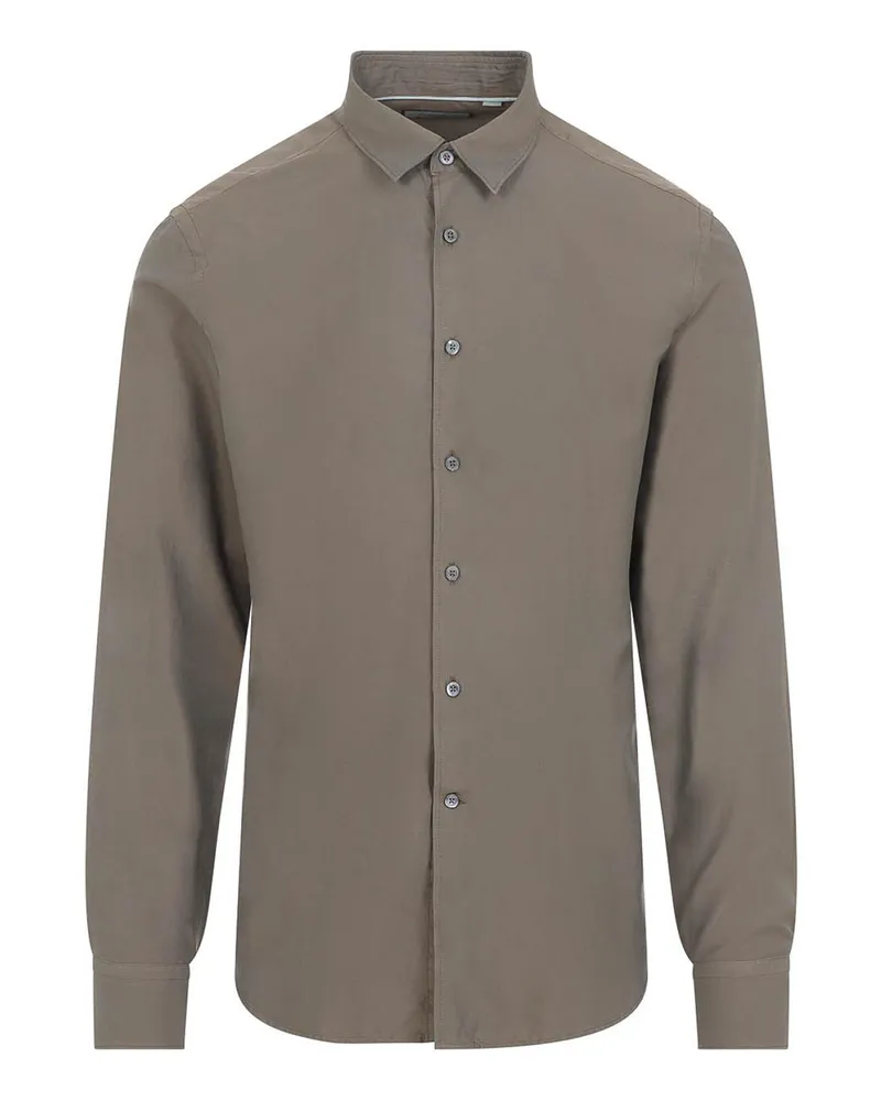 Canali Hemd - Braun Braun