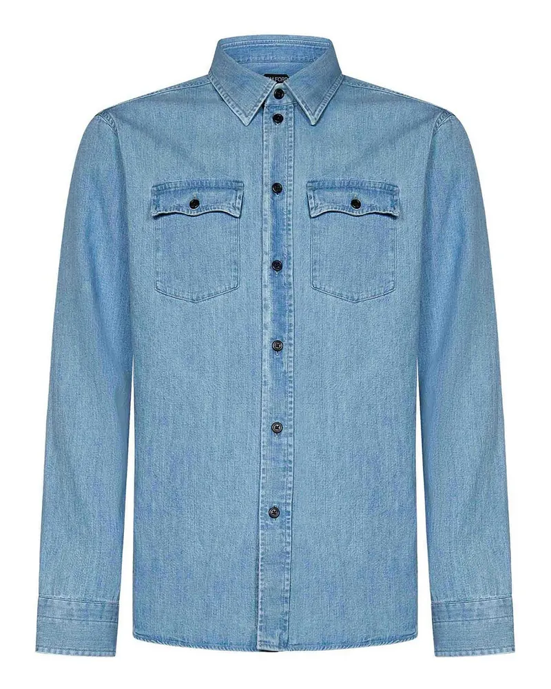 Tom Ford Hemd - Blau Blau
