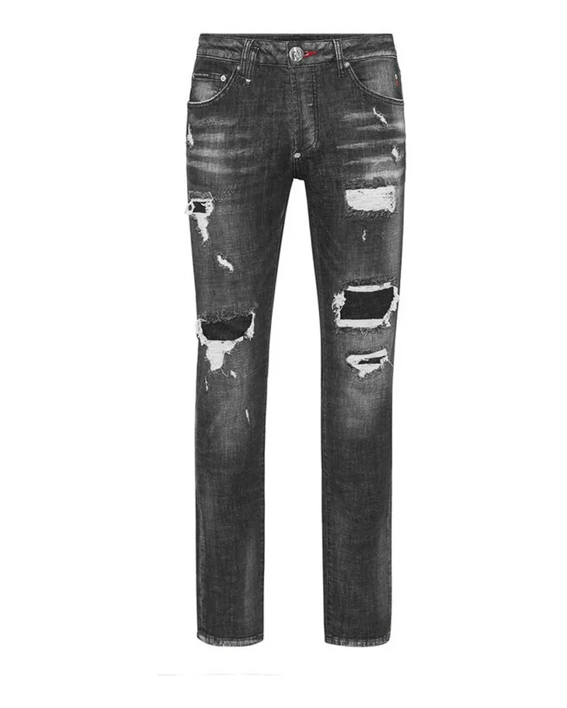 Philipp Plein Bootcut Jeans - Schwarz Schwarz