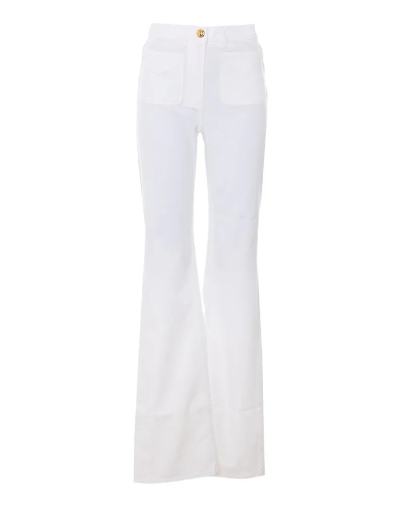 Elisabetta Franchi Casual Hose - Weiß Weiß