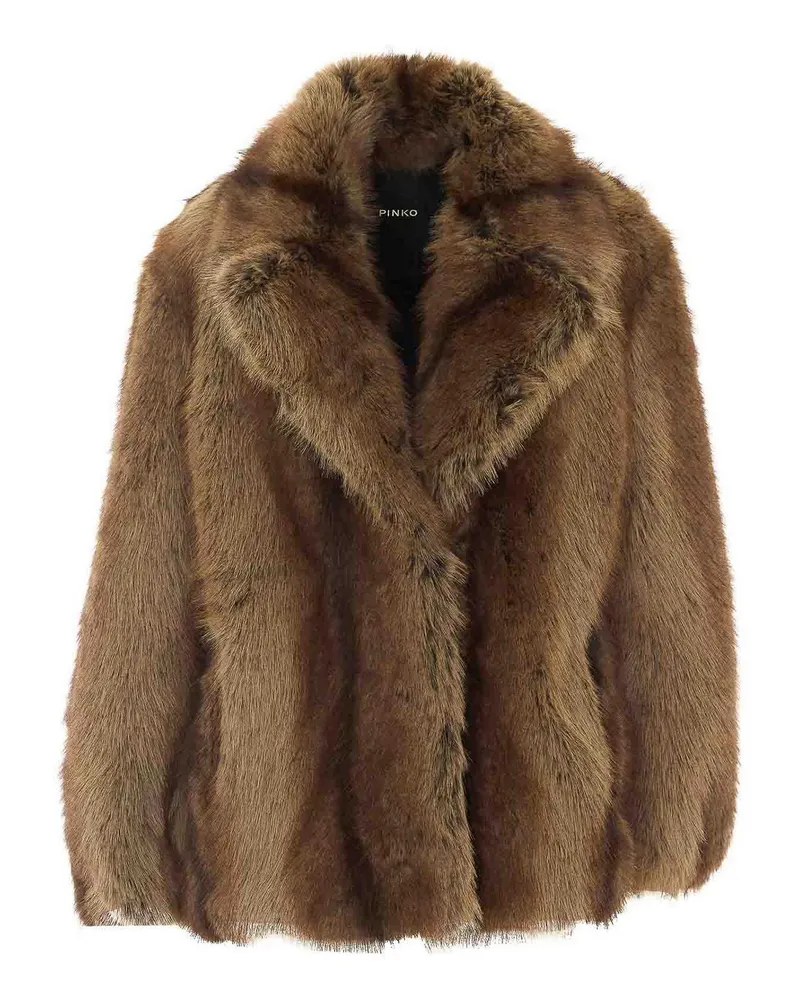 Pinko Kurzer Mantel - Beige Beige