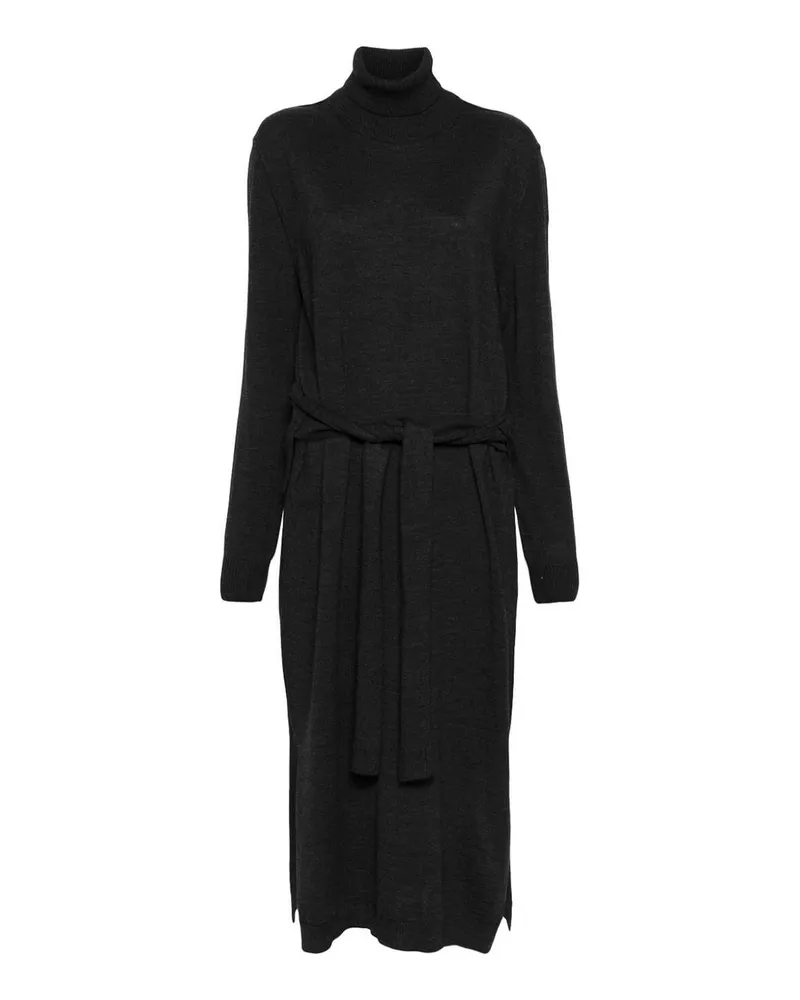 Christophe Lemaire Knielanges Kleid - Dunkelgrau Dunkelgrau