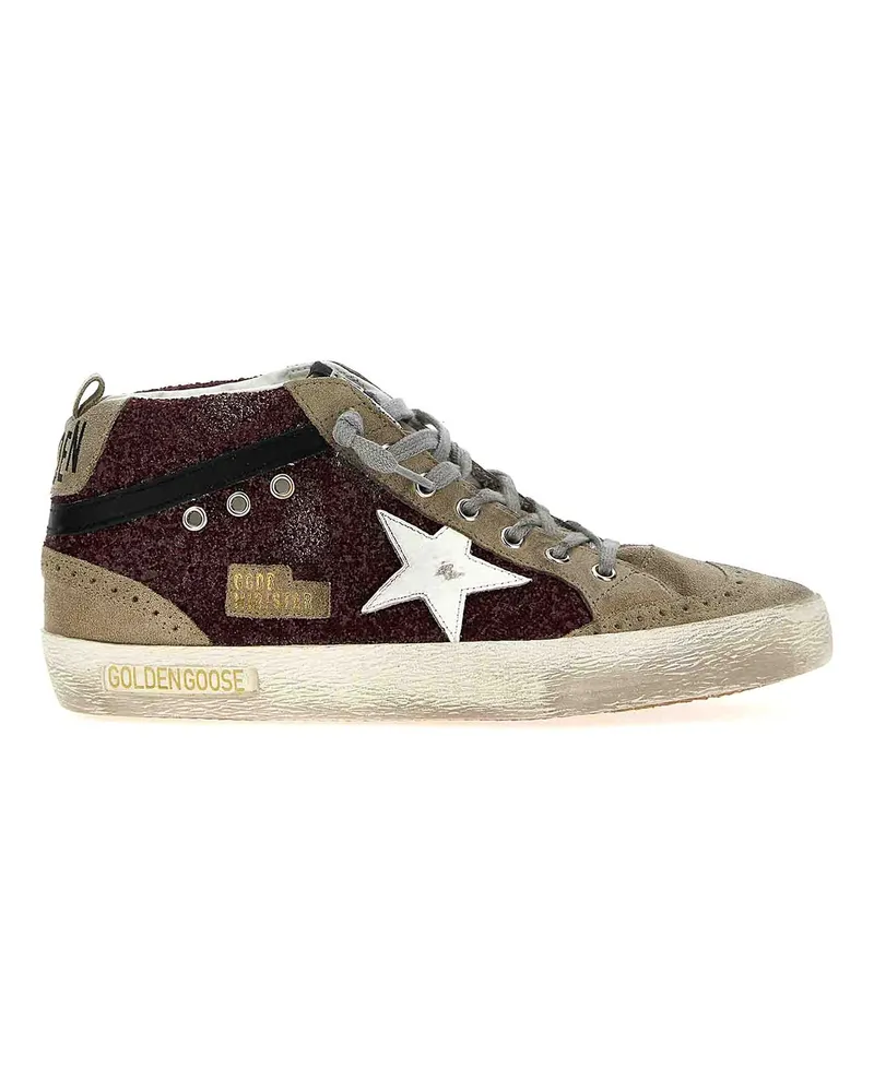 Golden Goose Sneaker - Dunkelrot Dunkelrot