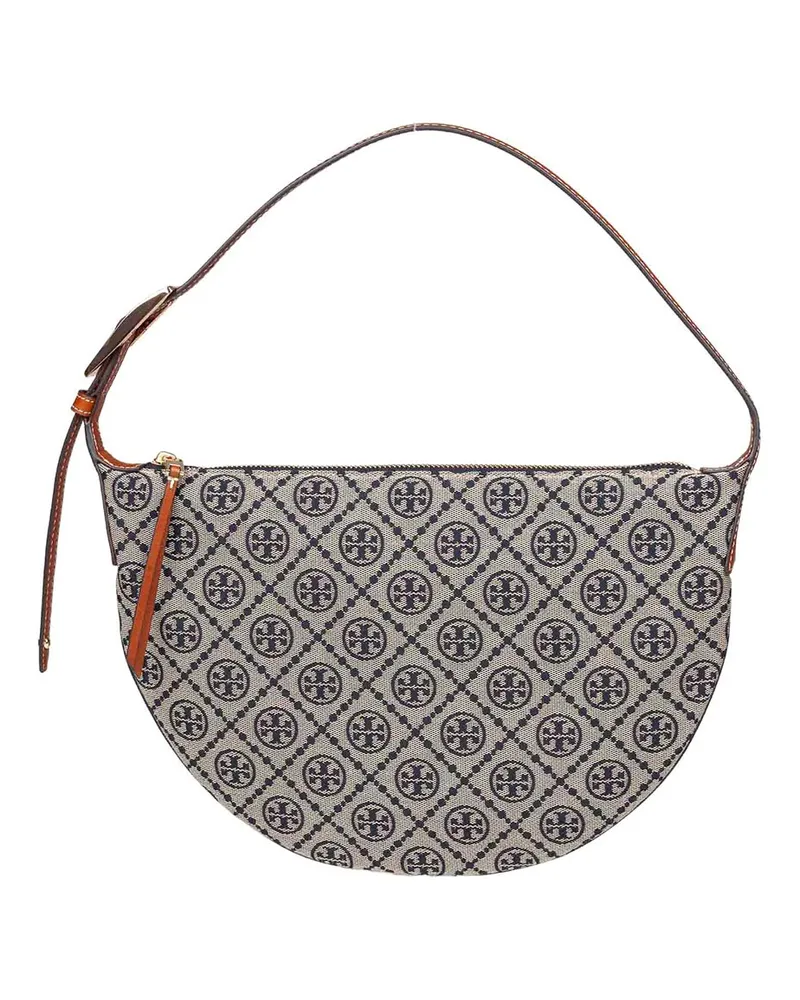 Tory Burch Schultertasche - Dunkelblau Grau