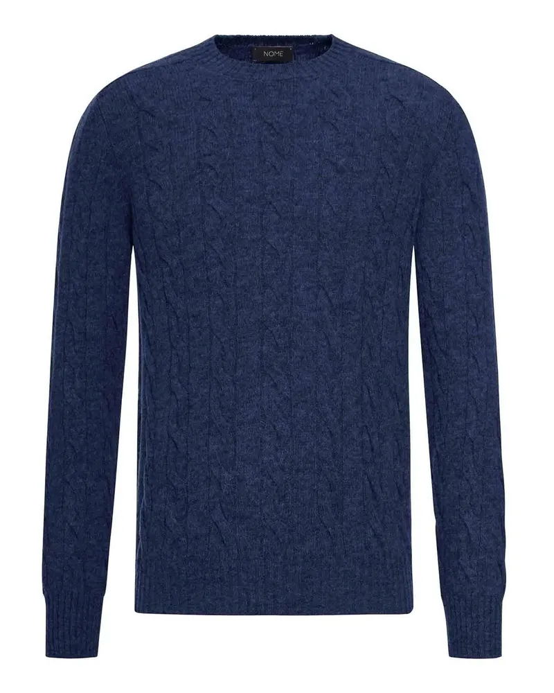 Gran Sasso Rundhalspullover - Blau Blau