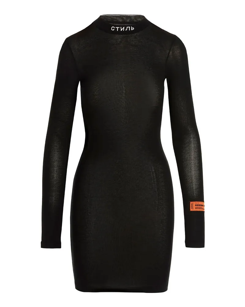 Heron Preston Kurzes Kleid - Schwarz Schwarz