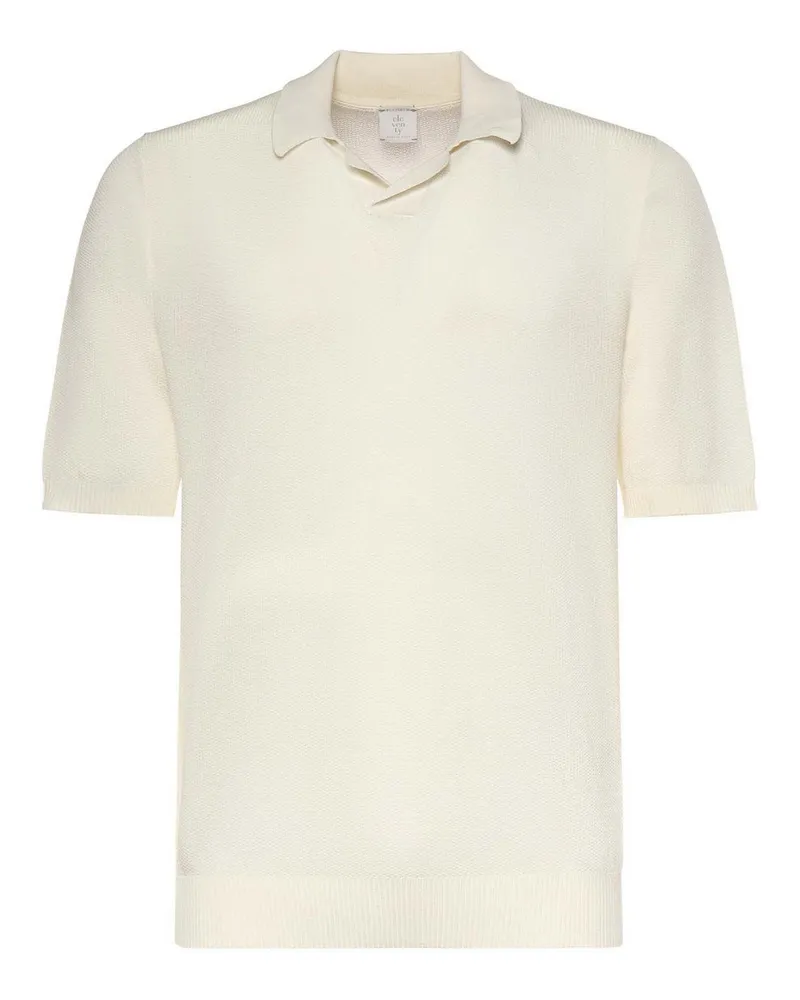 Eleventy Poloshirt - Weiß Weiß