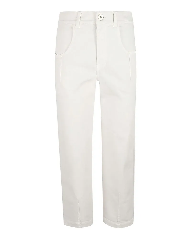 Eleventy Casual Hose - Creme Creme