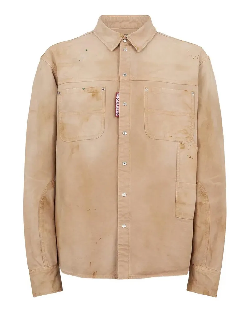 Dsquared2 Hemd - Beige Beige