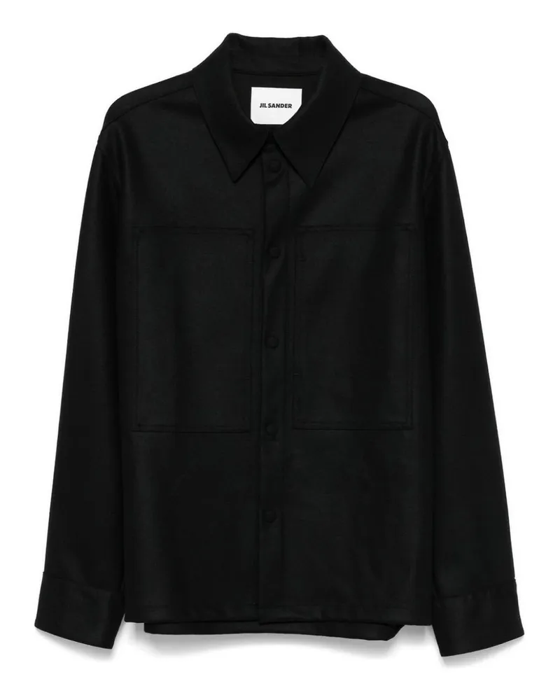 Jil Sander Hemd - Schwarz Schwarz