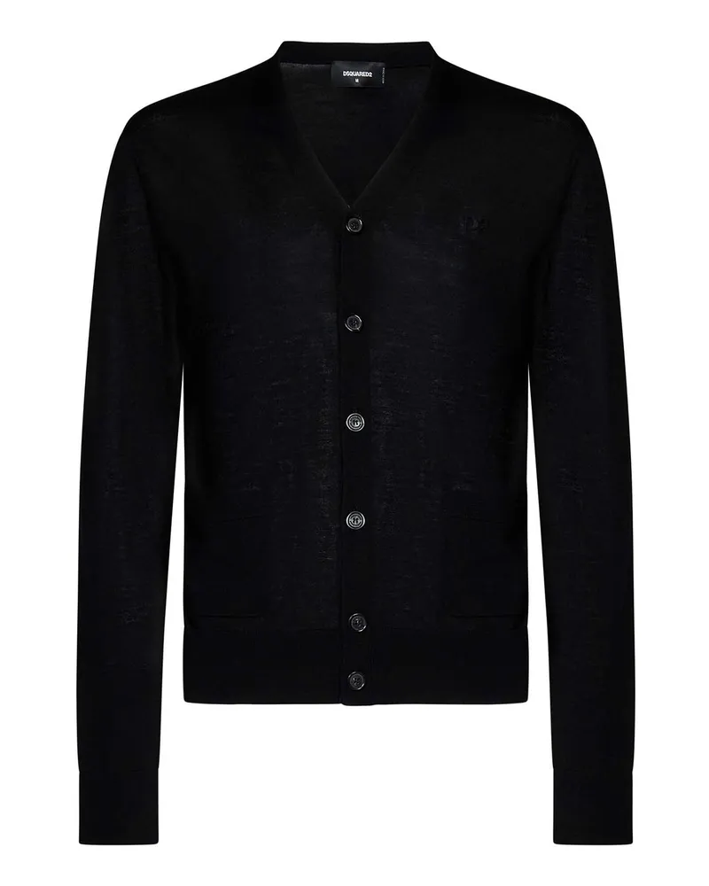 Dsquared2 Cardigan - Schwarz Schwarz