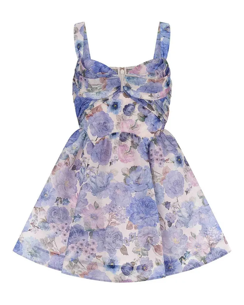 Zimmermann Knielanges Kleid - Hellblau Hellblau