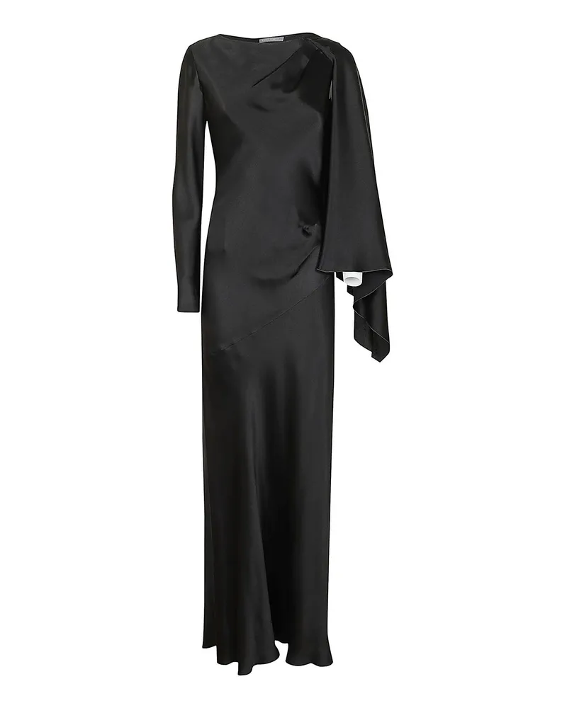Alberta Ferretti Abendkleid - Schwarz Schwarz
