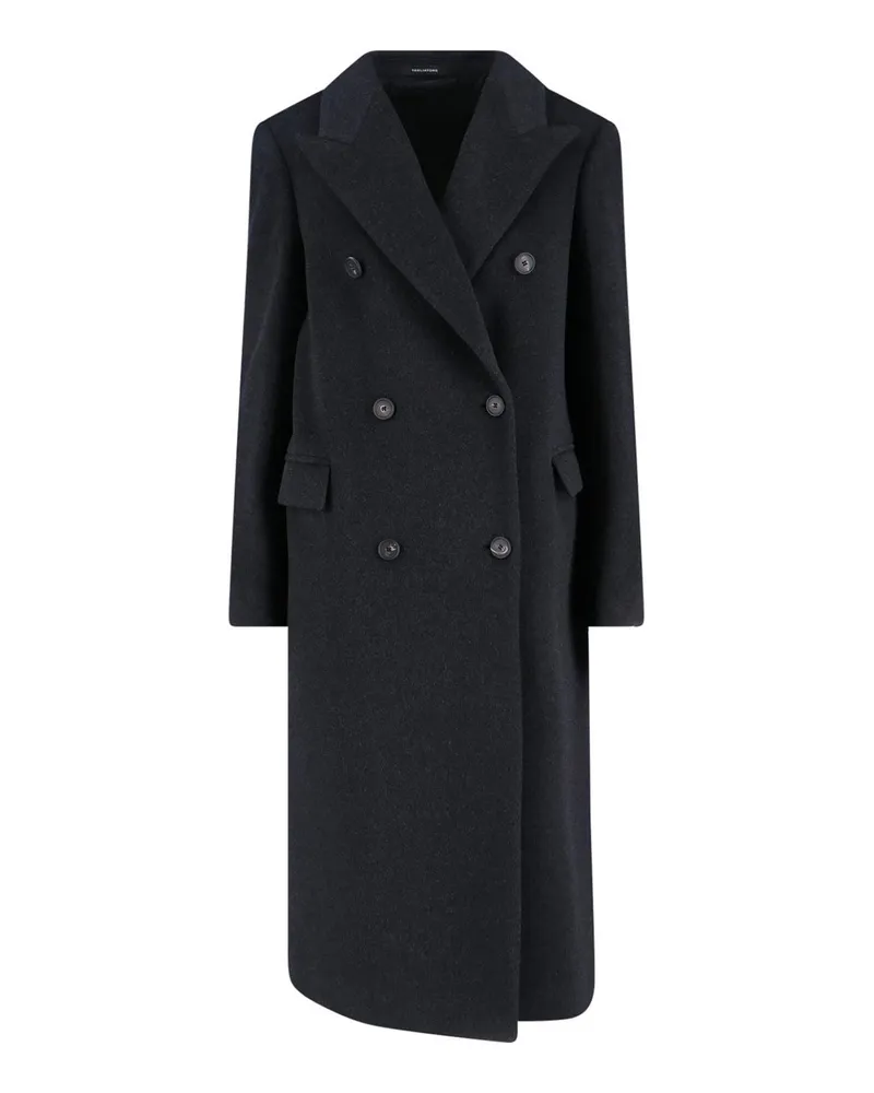 Tagliatore Knielanger Mantel - Grau Grau