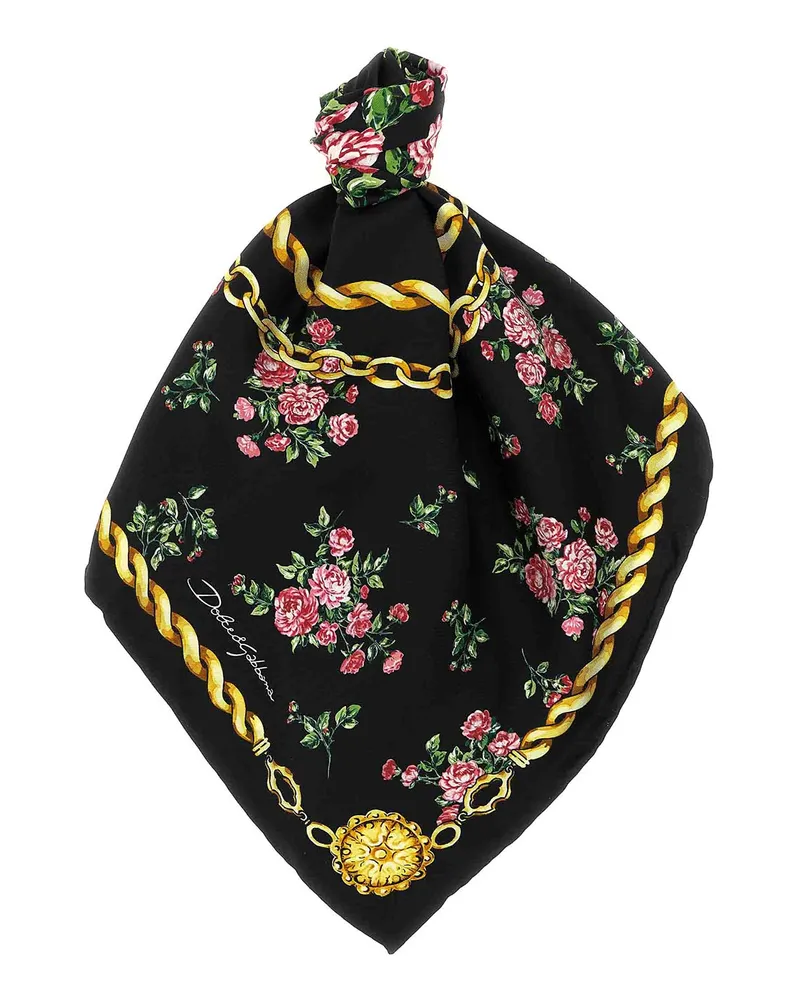 Dolce & Gabbana Schal - Schwarz Schwarz