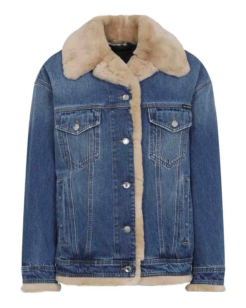 Dolce & Gabbana Knielanger Mantel - Denim Denim