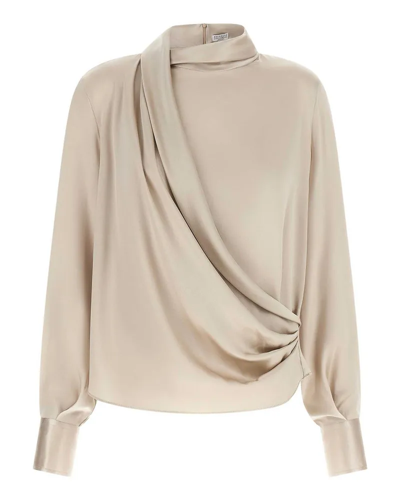 Brunello Cucinelli Bluse - Beige Beige