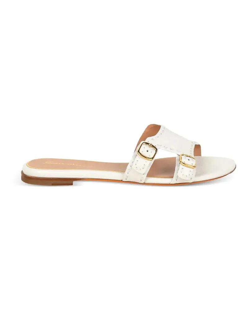 Santoni Ballerinas - Weiß Weiß