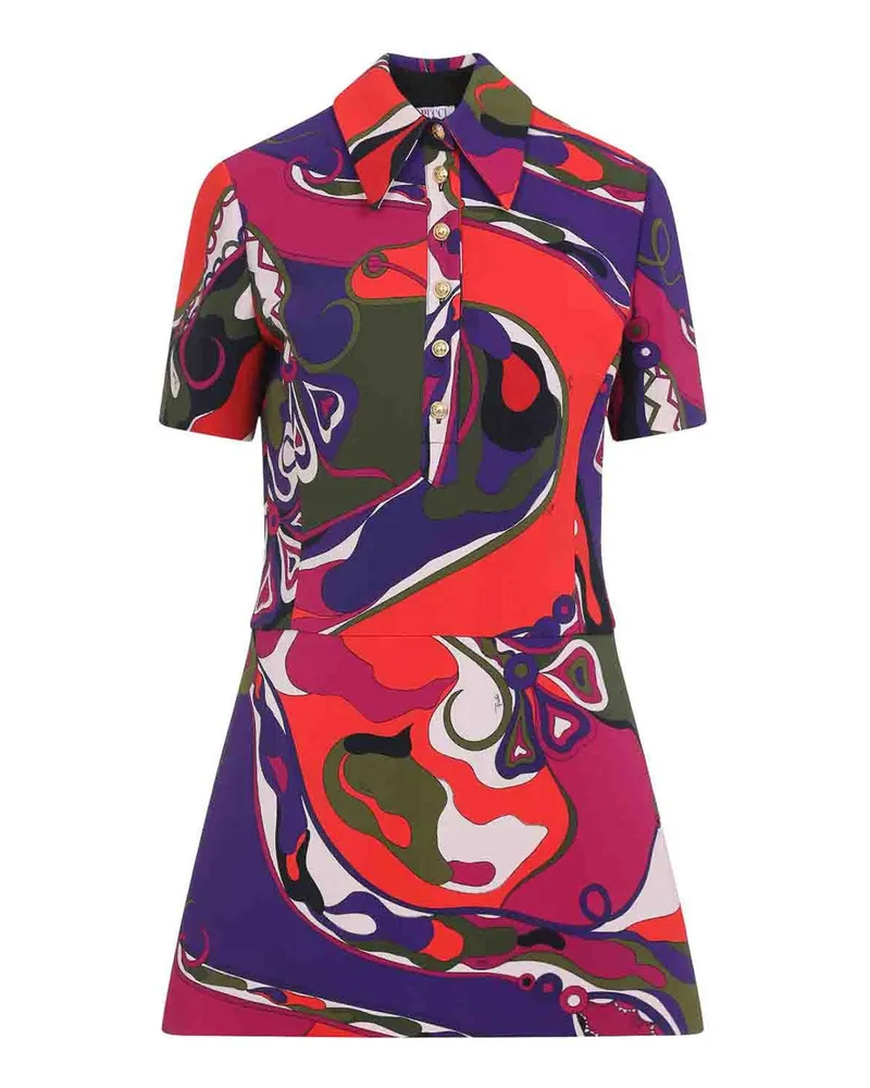 Emilio Pucci Kurzes Kleid - Bunt Bunt
