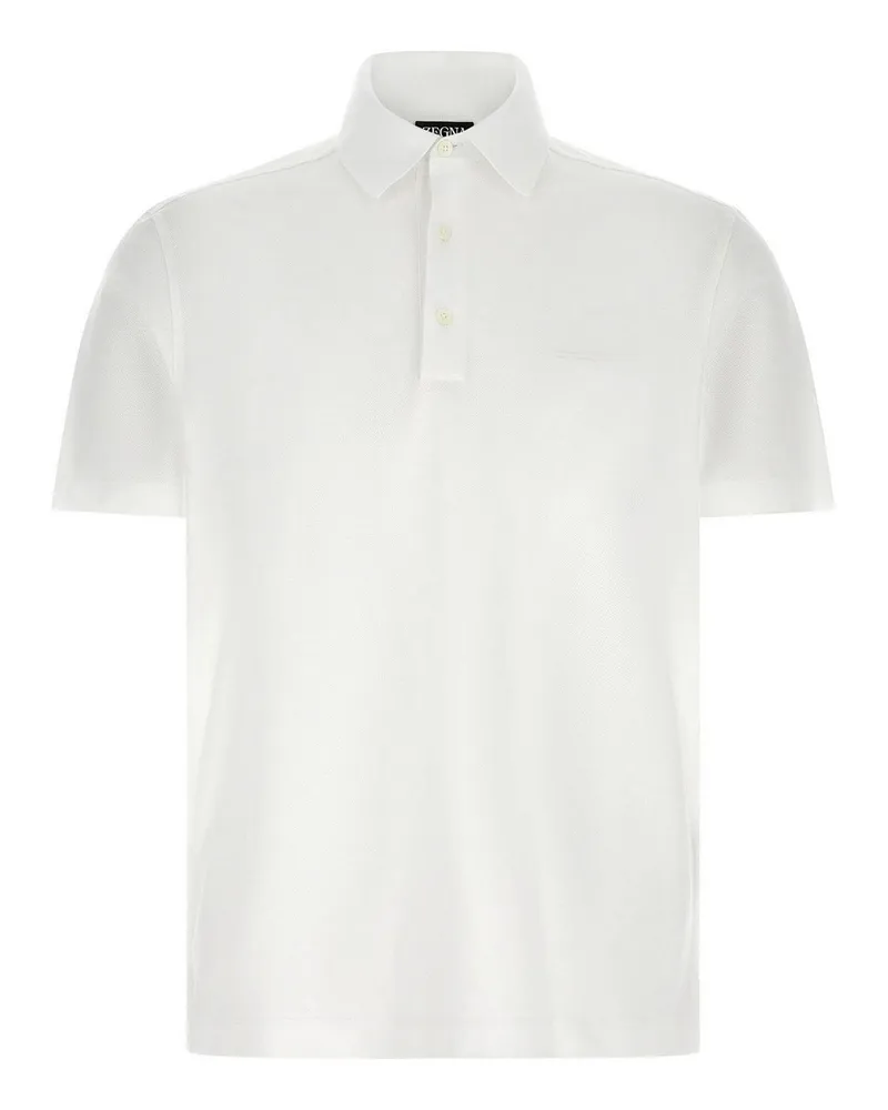 Ermenegildo Zegna Poloshirt - Weiß Weiß