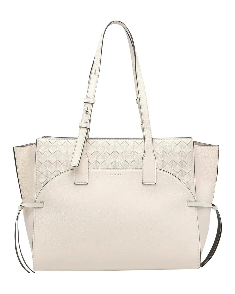 Serapian Clutch - Weiß Weiß