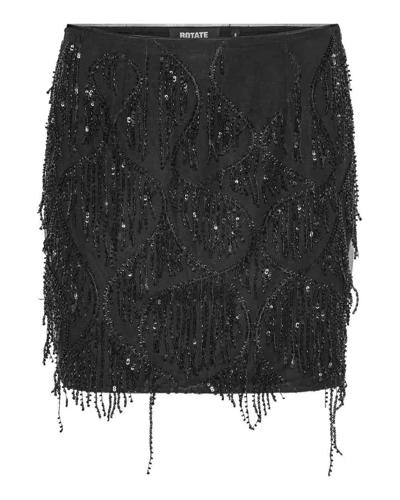 ROTATE Birger Christensen Minirock - Schwarz Schwarz