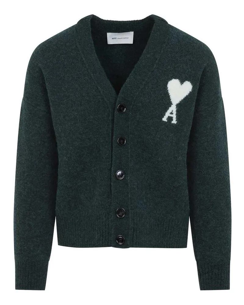 AMI Paris Cardigan - Grün Grün