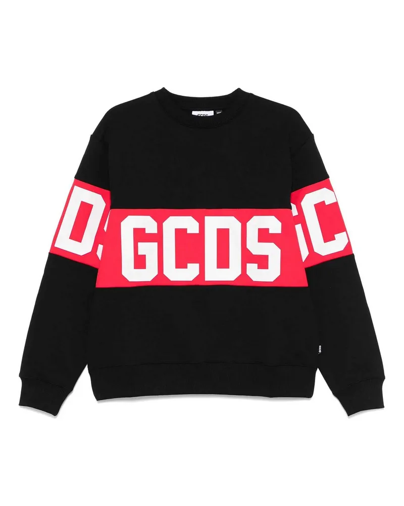 GCDS Rundhalspullover - Schwarz Schwarz
