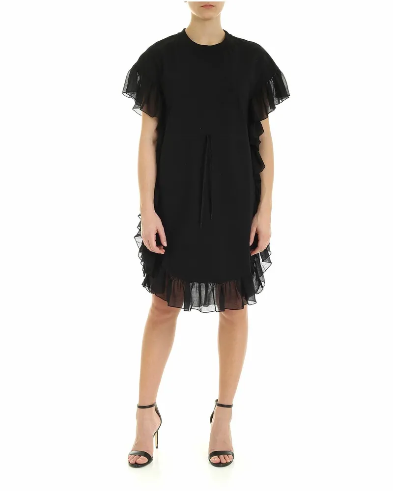 See by Chloé Knielanges Kleid - Schwarz Schwarz