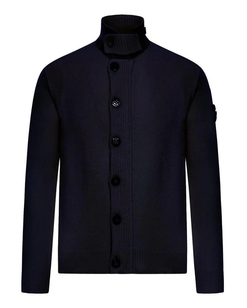 Stone Island Cardigan - Blau Blau