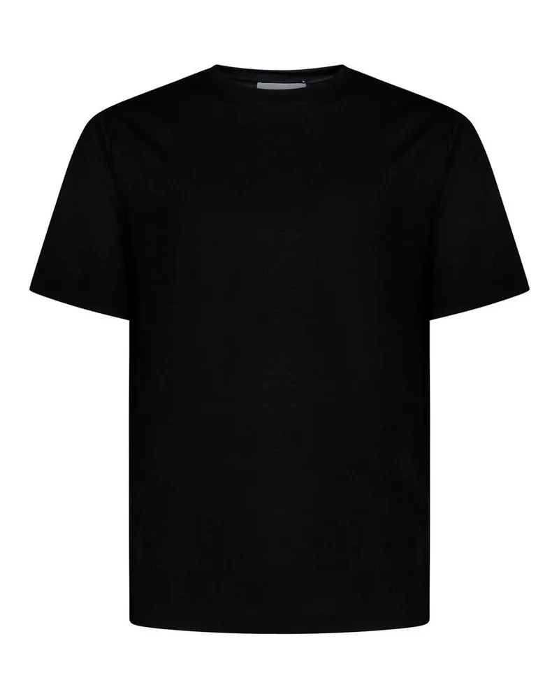 LARDINI Rundhalspullover - Schwarz Schwarz