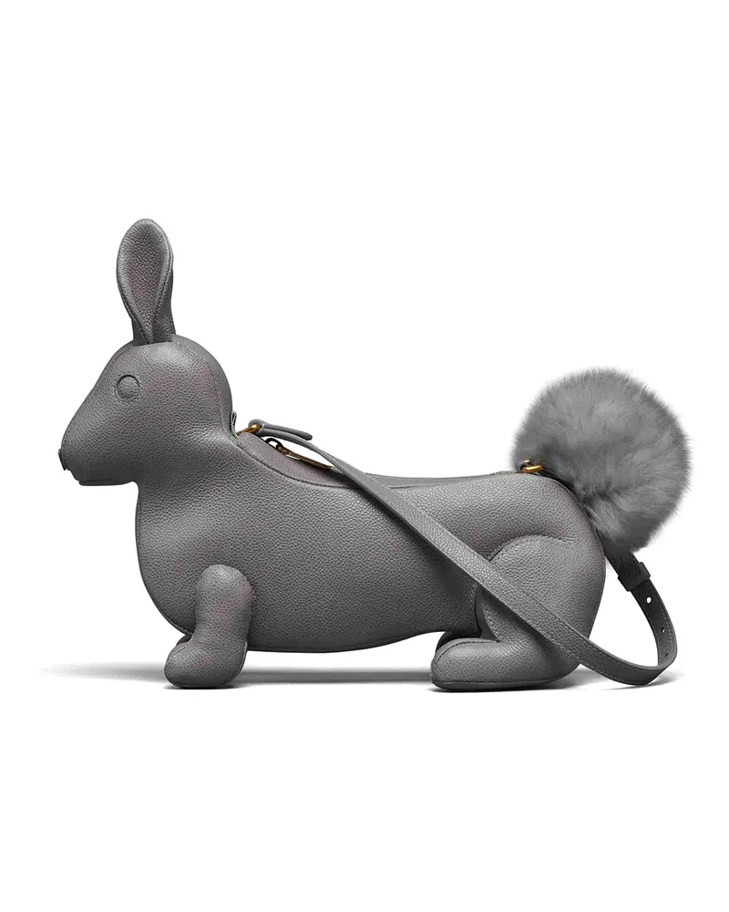 Thom Browne Schultertasche - Grau Grau