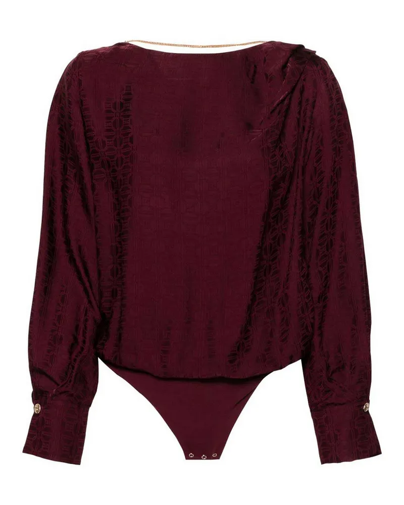 Elisabetta Franchi Casualjacke - Dunkelrot Dunkelrot