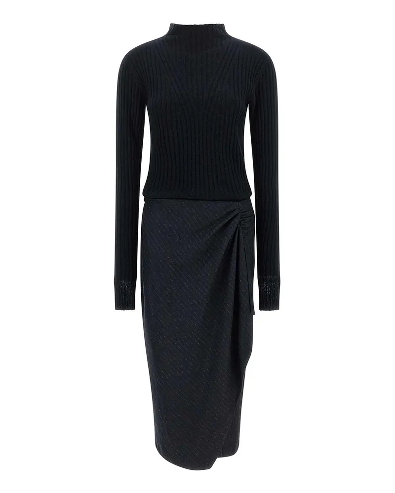 Pinko Knielanges Kleid - Blau Blau