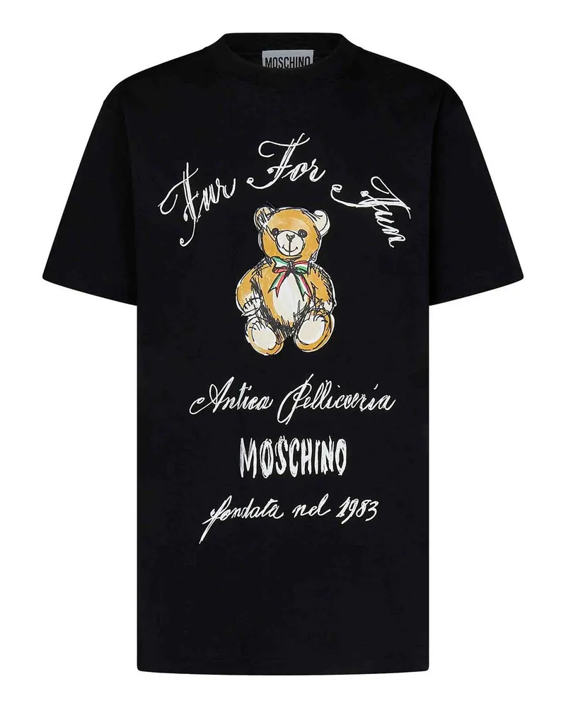 Moschino T-Shirt - Schwarz Schwarz
