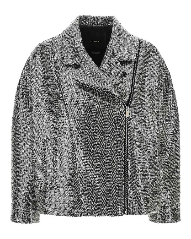 Pinko Kurzer Mantel - Silber Silber