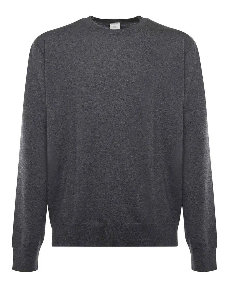 Eleventy Rundhalspullover - Grau Grau