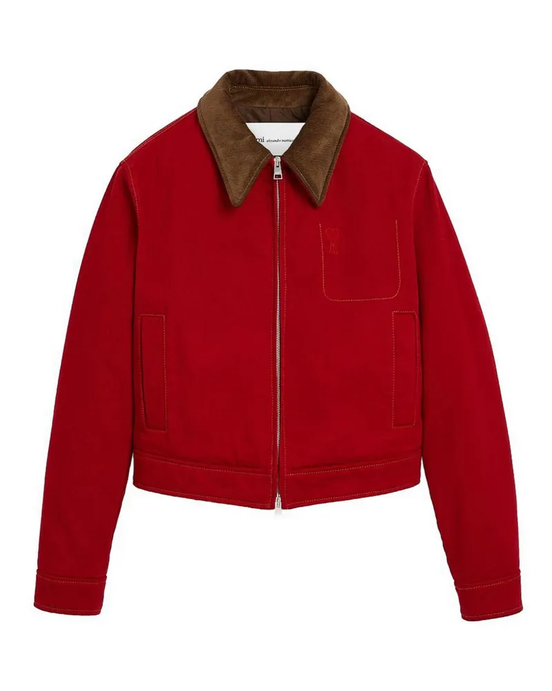 AMI Paris Daunenjacke - Rot Rot