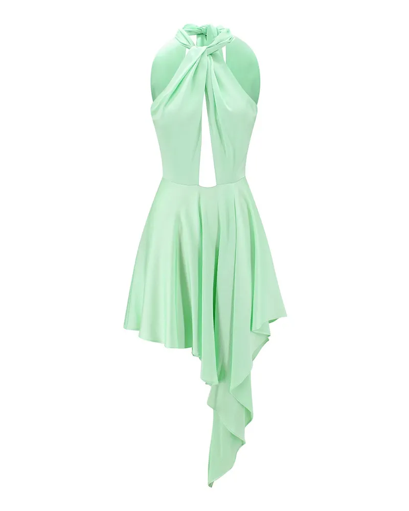 Stella McCartney Knielanges Kleid - Grün Grün
