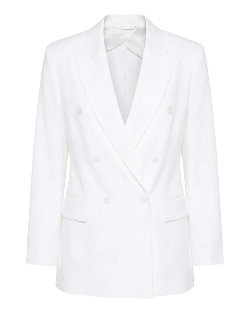 Max Mara Casualjacke - Weiß Weiß