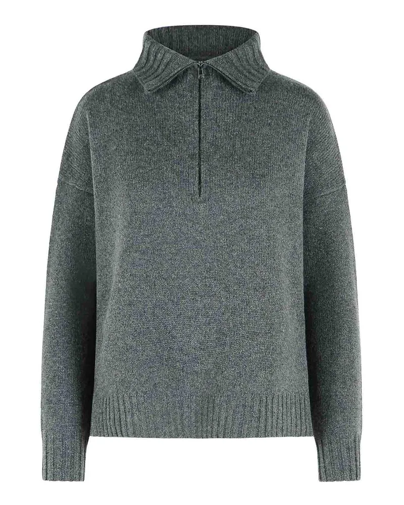 Max Mara Rollkragenpullover - Grau Grau