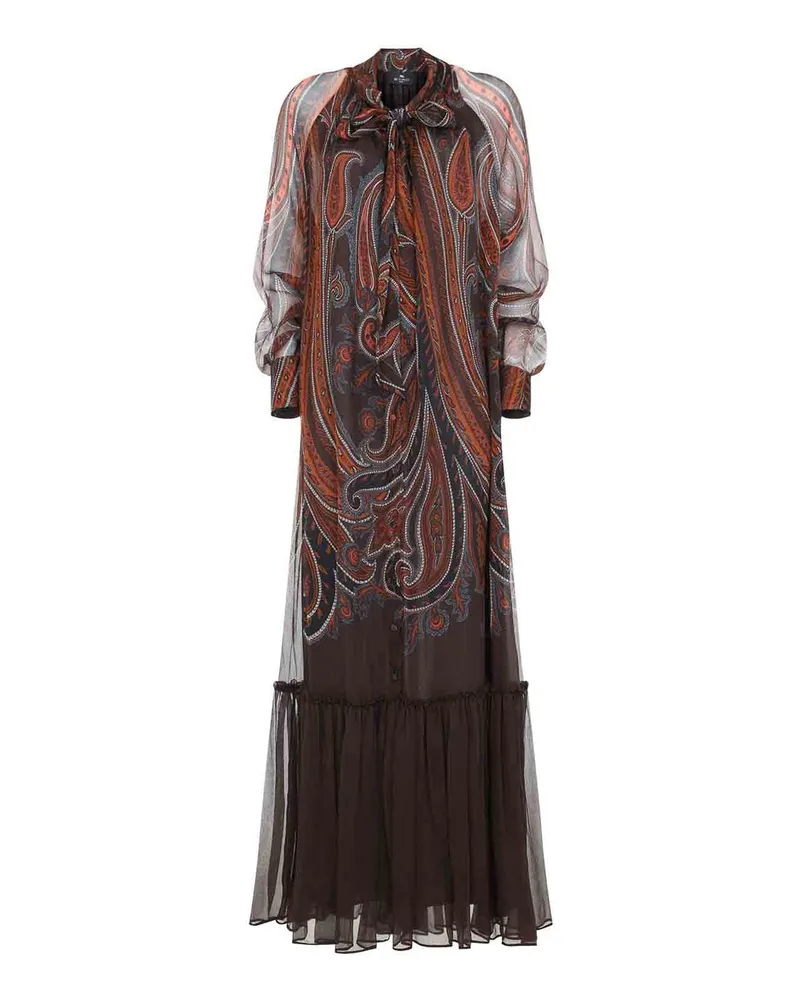 Etro Abendkleid - Dunkelbraun Dunkelbraun