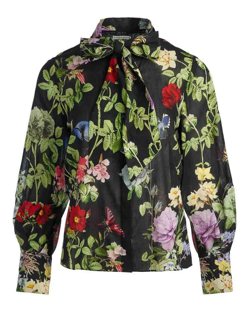 Alice + Olivia Bluse - Schwarz Schwarz